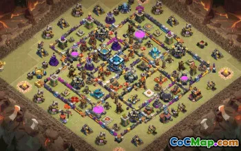 CoC Base Layouts for Town Hall 13 | War, Farm, Trophy & More #32089