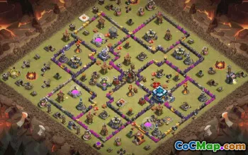 CoC Base Layouts for Town Hall 13 | War, Farm, Trophy & More #32517