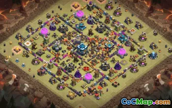 CoC Base Layouts for Town Hall 13 | War, Home Village & Trophy #31048