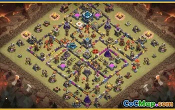 CoC Base Layouts for Town Hall 13 | War, Trophy & Home Village #30260