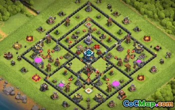 CoC Base Layouts for Town Hall 13 - War, Trophy, Home Village #33399