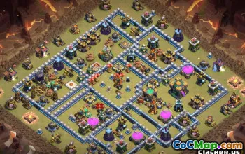 COC ბაზის განლაგებები Town Hall 14: რუქები და ბმულები #13003