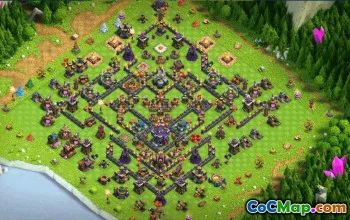 CoC Base Layouts for Town Hall 15 | War & Trophy Defenses #32972