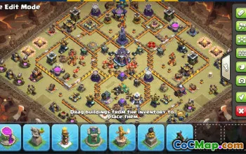 CoC Base Layouts for Town Hall 15 | War, Trophy & Home Village #31379
