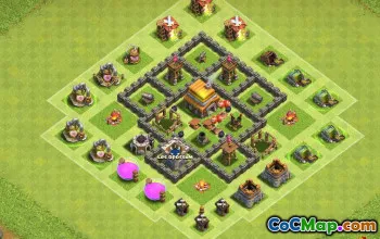 COC baslayouter för stadshus 5: Kartor och länkar #13544