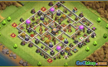 CoC Base Layouts & Link for Town Hall 11, Home & Trophy Bases #27770