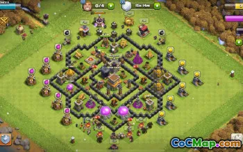 CoC Base Layouts & Link - Town Hall 8, War, Trophy & More #31673