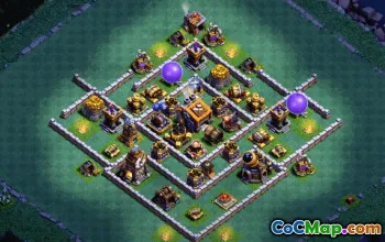 CoC Base Layouts & Links for Builder Hall 9, Builder Base, Trophy & Farming #33725