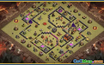 CoC Base Layouts & Links for TH10 | Town Hall 10, War & Trophy Bases #29379