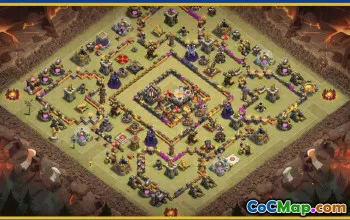 CoC Base Layouts & Links for TH11 Town Hall - Map, War & Trophies #29426