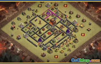 CoC Base Layouts & Links for Town Hall 10 | Home, War, Trophy Maps #29302