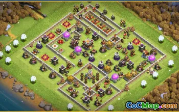 CoC Base Layouts & Links for Town Hall 11 – War, Farming, Trophy #30132