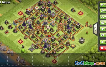 CoC Base Layouts & Links for Town Hall 11, War, Village #33224