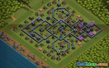 COC Base Layouts & Links for Town Hall 13 - War, Trophy & More #28489
