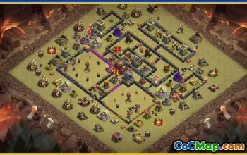CoC Base Layouts & Links | Town Hall 10, War, Trophy, Home Village #28981