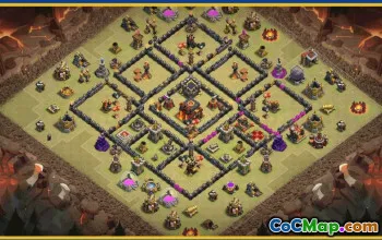 CoC Base Layouts & Links | Town Hall 10, War, Trophy, Home Village #29539