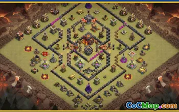 CoC Base Layouts & Links | Town Hall 10, War, Trophy & More #29206