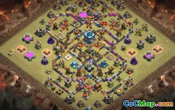 CoC Base Layouts & Links | Town Hall 13 War, Trophy, Home Village #32095