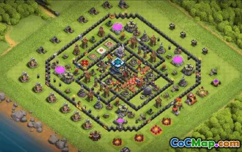 CoC Base Layouts & Links – Town Hall 13, War, Trophy & Home Village #33439