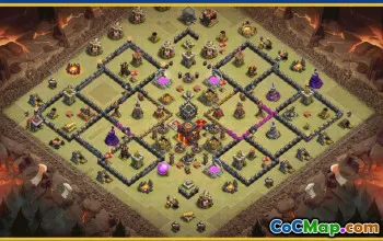 CoC Base Layouts & Map for Town Hall 10 | Copy & Share #28263