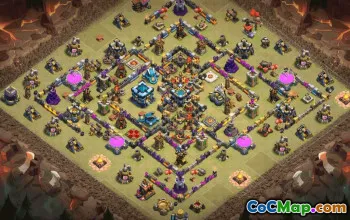 CoC Base Layouts & Map Links for Town Hall 13 | Trophy & War Bases #30618