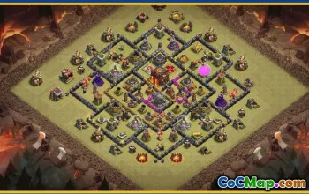CoC Base Layouts & Map Links | Town Hall 10, Farming, Trophy #28901