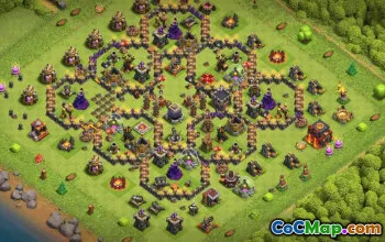 CoC Base Layouts & Maps for Town Hall 10 | Home, War, Trophy #33937