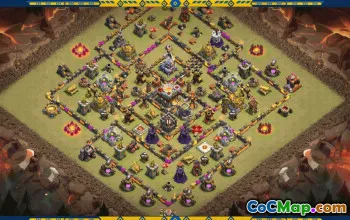 CoC Base Layouts & Maps for Town Hall 11 | Home, War, Trophy #30544