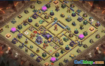 CoC Base Layouts & Maps for Town Hall 15 | Home, War & Trophy Bases #31074