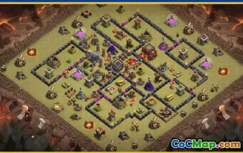 CoC Base Layouts & Maps | Town Hall 10, War, Trophy & Home Village #29579