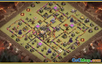 CoC Base Layouts with Link | Town Hall 11 & Home Village #29652