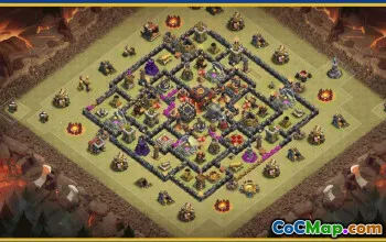 CoC Base Layouts with Links | Town Hall 10, War, Trophy & Farming #29667