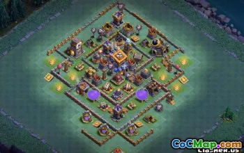 COC Builder Base Layouts för Th9: Jordbruk och trofékartor #14369