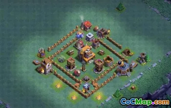 COC Builder Hall 4 Aspect de bază: Hărți agricole și trofee #14126