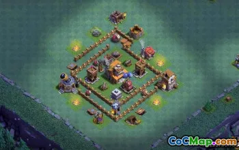 COC Builder Hall 4 Aspecte de bază: Hărți agricole și trofee #14130