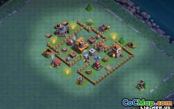 COC Builder Hall 4 Aspecte de bază: Hărți agricole și trofee #14133