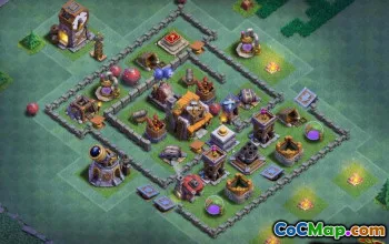 COC Builder Hall 5 Aspecte de bază: Hărți agricole și trofee #13835