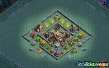 COC Builder Hall 5 Aspecte de bază: Hărți agricole și trofee #14151