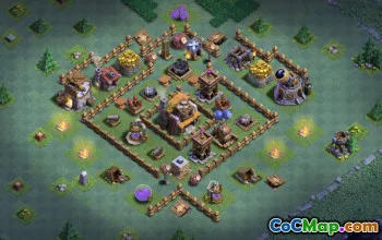 CoC Builder Hall 5 Maps & Base Layouts for Trophy & Farming #17569