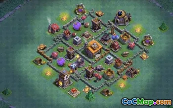 COC Builder Hall 6 Базовые макеты: фермерские и трофейные карты № 13158