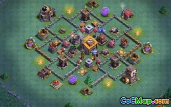 Coc Builder Hall 6 базовые макеты: фермерские и трофейные карты № 13163