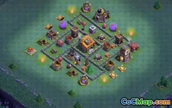 COC Builder Hall 6 Базовые макеты: фермерские и трофейные карты № 13172