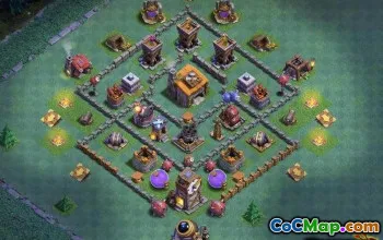 COC Builder Hall 6 Базовые макеты: фермерские и трофейные карты № 13183
