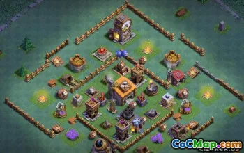 COC Builder Hall 6 Bố cục cơ sở: Bản đồ nông nghiệp và cúp #14051