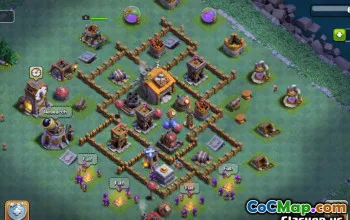 COC Builder Hall 6 Base Layouts: Farming and Trophy Maps #14353