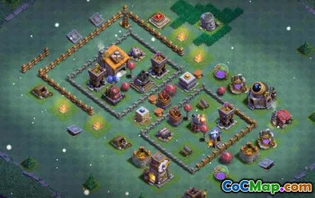 COC Builder Hall 6 Layouts: Farming and Trophy Base Maps #15361