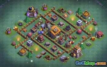 COC Builder Hall 6 Layouts: Farming, Trofee & Base Maps #15668
