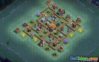 COC Builder Hall 7 Baslayouter: Jordbruk och trofékartor #14019