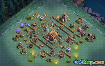 COC Builder Hall 7 Baslayouter: Jordbruk och trofékartor #14020
