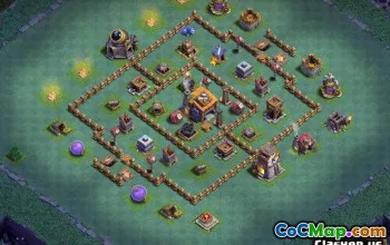 COC Builder Hall 7 Baslayouter: Jordbruk och trofékartor #14027